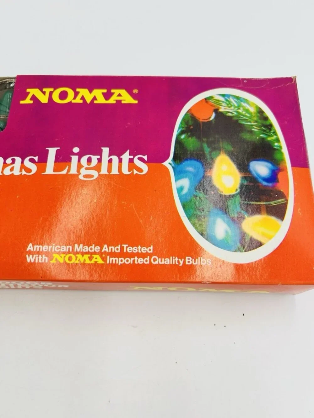 Vintage Christmas NOMA LIGHT SET 25 Bulbs String Lights Indoor Outdoor